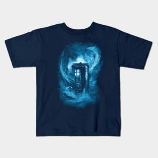 The color vortex - blue version Kids T-Shirt